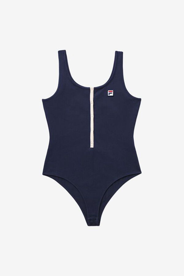 Bodysuits Fila Mulher Azul Marinho - Fila Carlotta Outlet Portugal,MRSY-02785